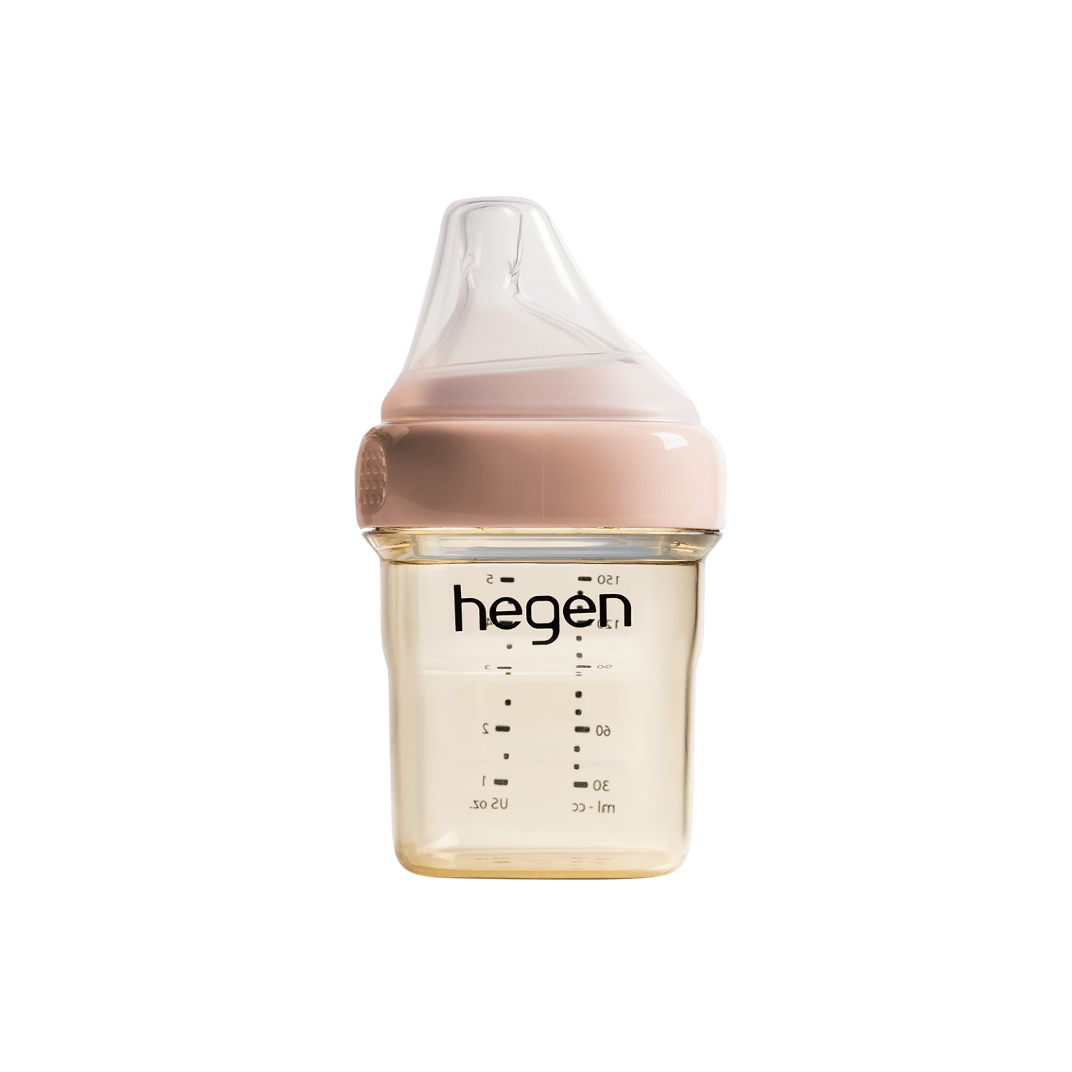 Hegen PCTO™ 150ml/5oz Feeding Bottle PPSU PINK with Slow Flow Teat (1 to 3 months) - Hegen