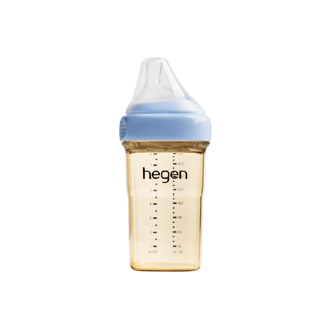 Hegen PCTO™ 240ml/8oz Feeding Bottle PPSU BLUE with Medium Flow Teat (3 to 6 months) - Hegen