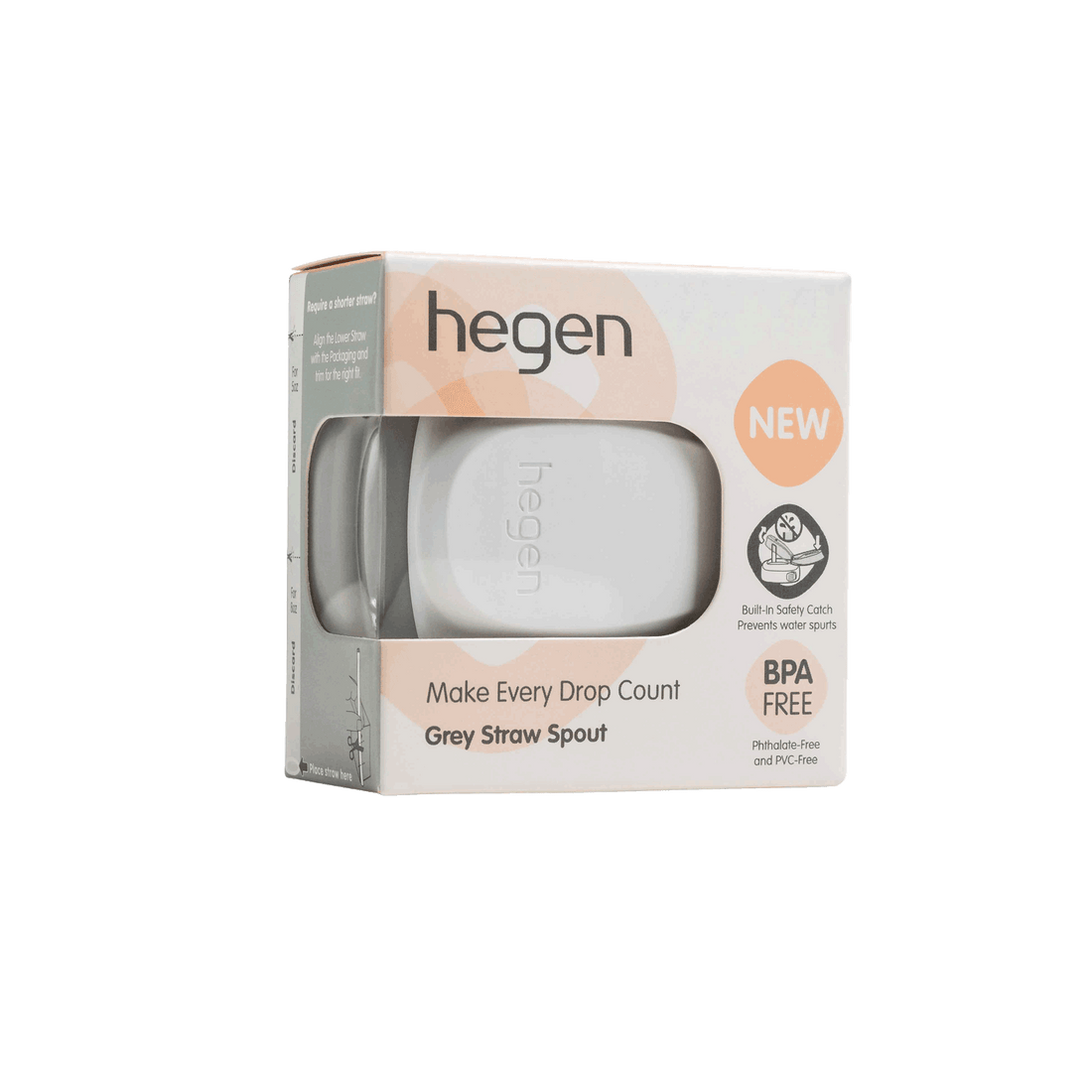 Hegen PCTO™ Straw Spout Grey